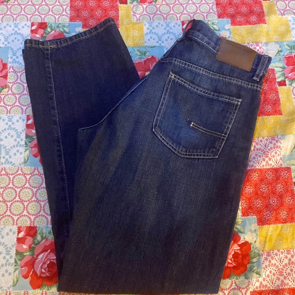 Calvin Klein Men’s Blue Relaxed Straight Jeans 34